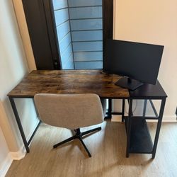 Wood desk
