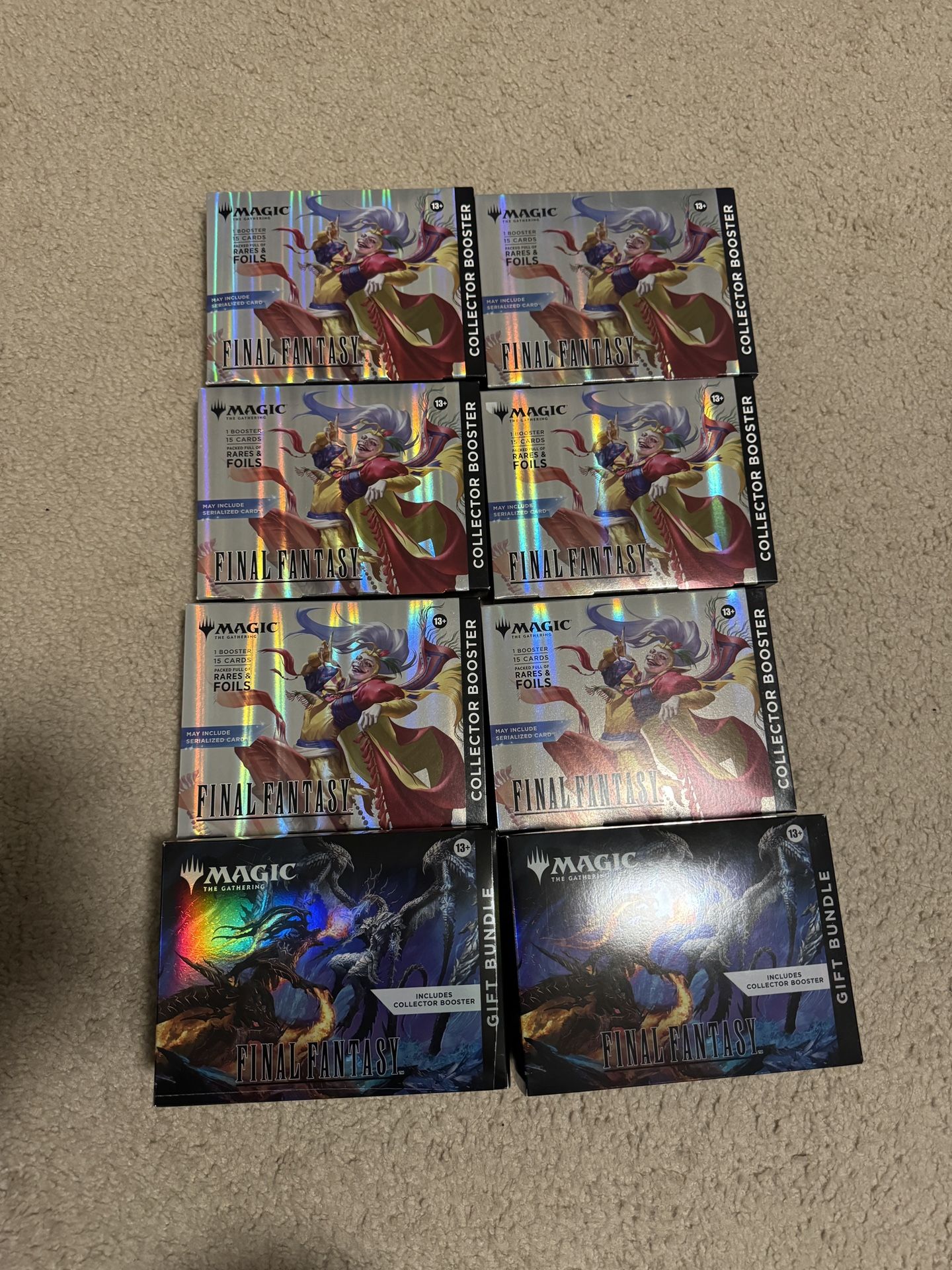 Final Fantasy Magic The Gathering Collector Omega Bundle / Gift Bundle