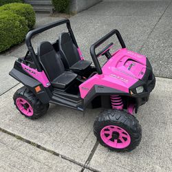 Kids Electric Car - Peg Perego Polaris Pink