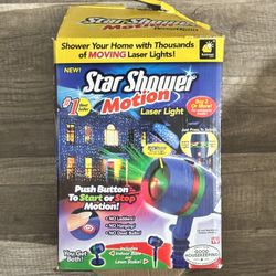 Star Shower Motion Laser Light Projector - Red & Green | Outdoor Display | Used