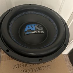 10” subwoofer