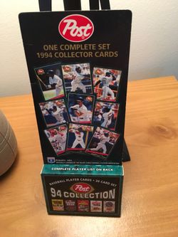 Post Cereal 1994 Collection Baseball Card Set