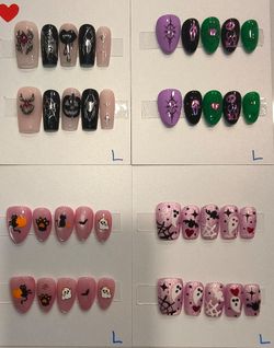 Halloween press on nails