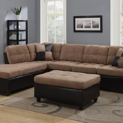 New Sectional Sofa With Reversible Chaise Lounge