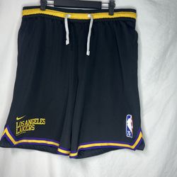 Los Angeles Lakers DNA 75th Anniversary Courtside Shorts Mens XL Black Nike