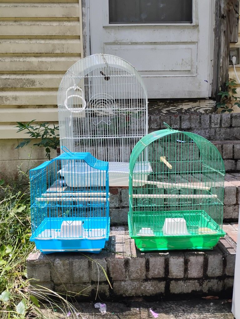 3 Bird Cages