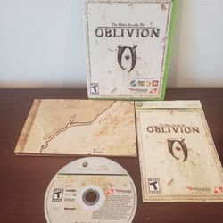 The Elder Scrolls IV Oblivion (Xbox 360, 2006) Complete With Map & Manual 