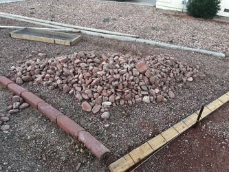 Red river rocks