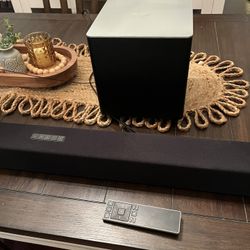 Vizio 38” Soundbar W/ Wireless Subwoofer 