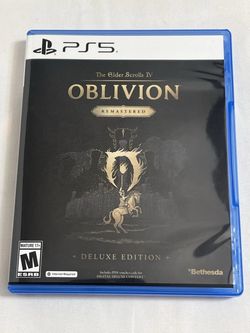 The Elder Scrolls 4 IV Oblivion Remastered PS5 Sony PlayStation 5 No Deluxe Code