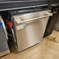 Ge Monogram Dishwasher 24 Inch Wide Stainless Steel