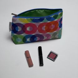 Clinique Cosmetic Bag + Makeup Bundle