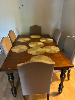 Solid wood table