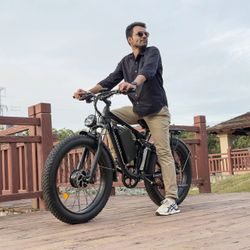 Dakeya Da03 Dual Motor Electric Mountain Bike 5000W - Full Suspension, UL2849 Certified Off-Road Fat Tire