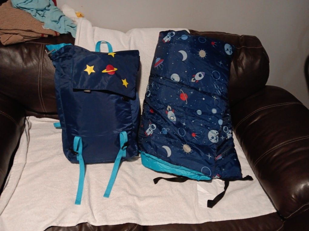 Sleeping bag And Backpack 