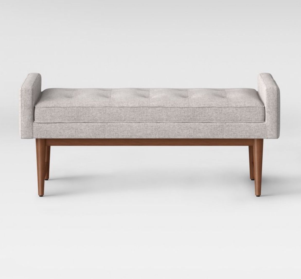 Tufted Bench (grey) 