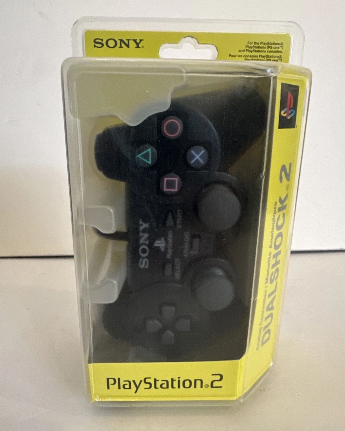 OEM Sony Playstation 2 PS2 Dual Shock 2 Black Analog Controller Brand New! PS1