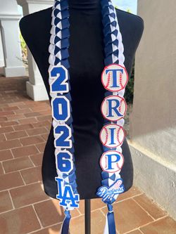Los Angeles Dodgers Graduation Lei
