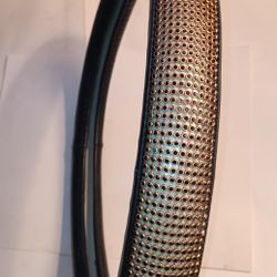 Black Rhinestone Steering Wheel Cover