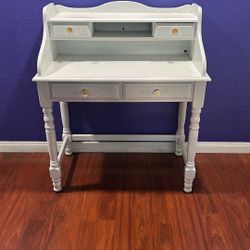 Antique Vintage White Desk 