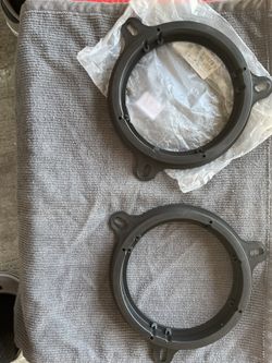 6.5" Aftermarket Nissan Speaker Adapter Plates Mount Kit Brackets Fits Nissan Infiniti