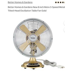 Gold fan