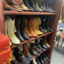 Botas Vaqueras De Piel Para Hombre 