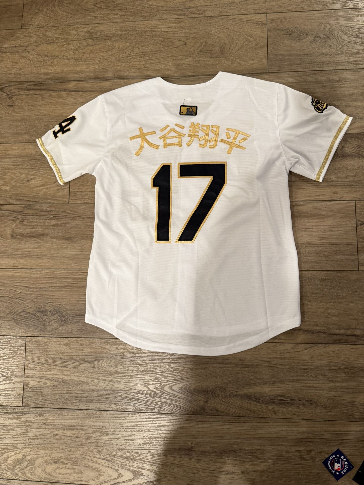 LA Dodgers Ohtani Japanese 2025 World Series Championship Jersey, S To 3Xl