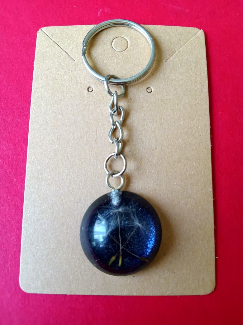 Make A Wish Dandelion Keychain