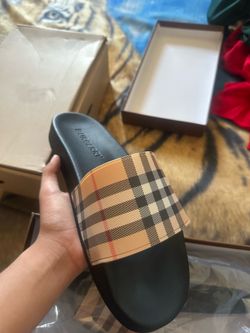 size 11 burberry slides