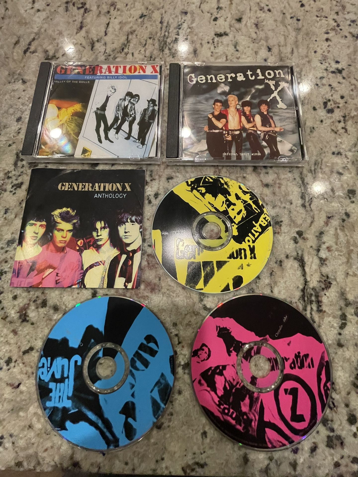 GENERATION X cds (read Description)