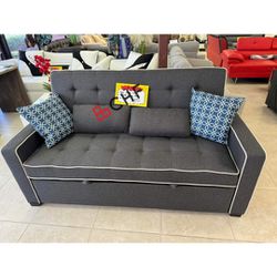 Convertible loveseat pull out sofa bed // Different models available 