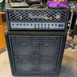 Randall RT100 all tube amp with Jackson cab and THD hotplate