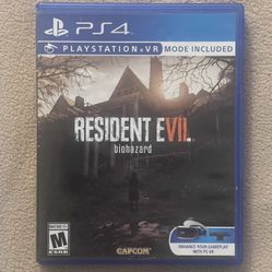 RESIDENT EVIL 7 Biohazard (PS4)