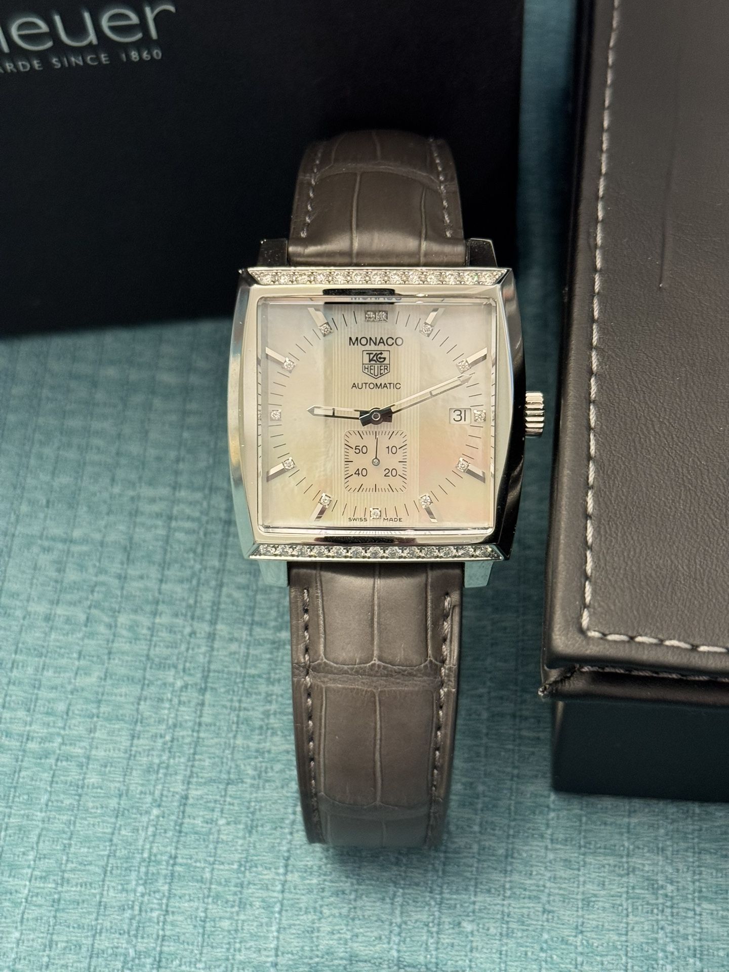 Tag Heuer Monaco Diamond Automatic Watch WW2114.FC6215