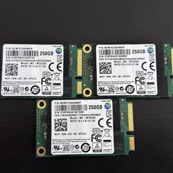mSATA + M.2 SATA SSD 120GB / 240GB / 512GB Mixed Brands