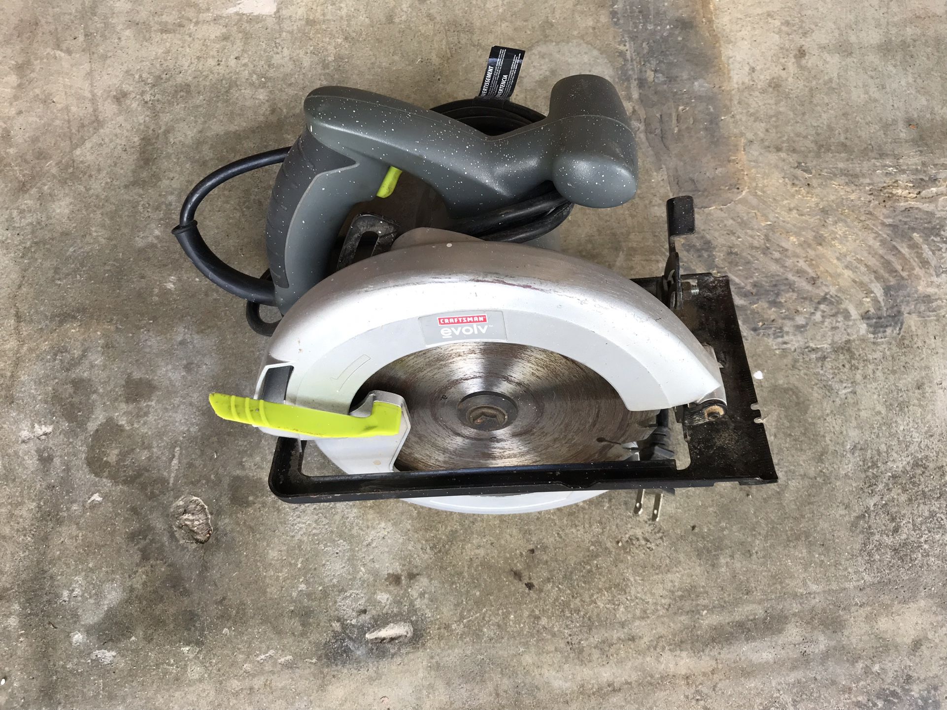Craftsman Evolv 7” Circular Saw