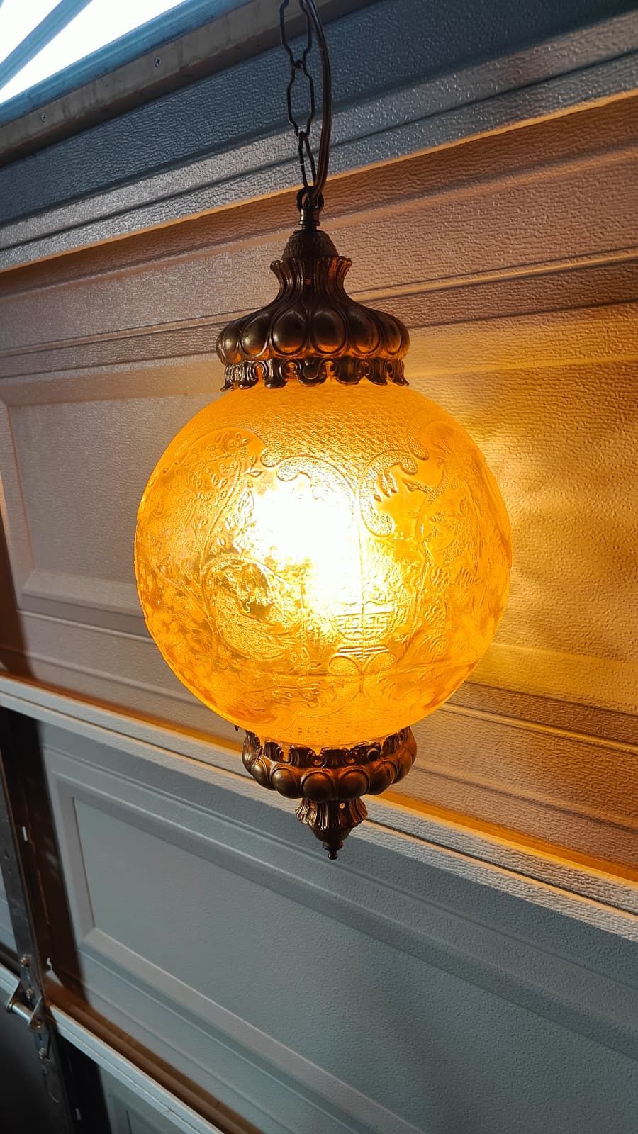 Vintage Glass Lamp