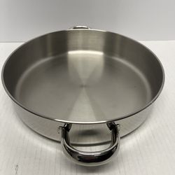 Stainless steel 12” 5qt. Casserole pan oven safe