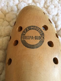 All wood and metal Europa Block professional shoe trees. $10