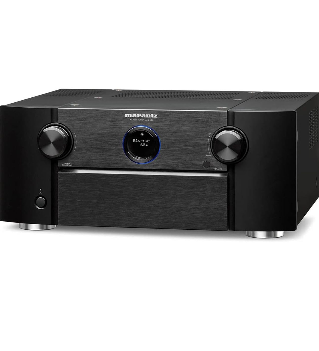 Marantz AV8805A Home theater preamp/processor with 13.2-channel processing, Dolby Atmos®, Apple AirPlay® 2, Bluetooth®, and HEOS Built-in