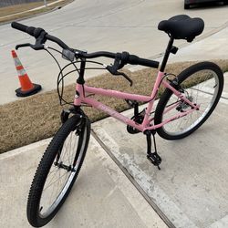 HILAND Bamcbase Womens Mountain Bike, 24 26 Inch 18 speeds hybrid