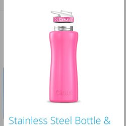 32 Oz.   Cirkul's stainless steel bottle keeps your water ice-cold  