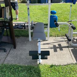 Work Out Benches & Weights