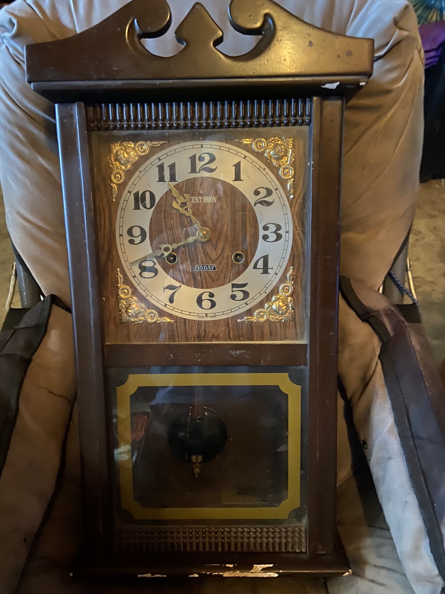Old Antique Centurion 30 Day Clock Works Perfectly