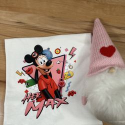 Disney Max Valentines Custom T Shirt 