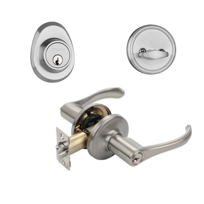 Deadbolt and keyed level set