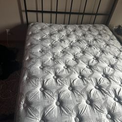 QUEEN SIZE BED- Mattress And Frame