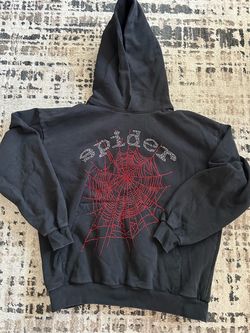SP5DER Rhinestone Hoodie