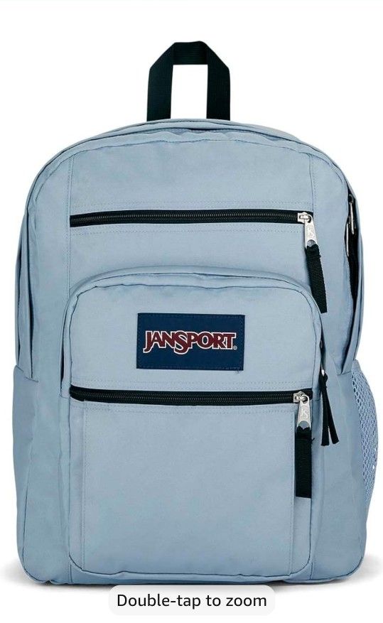 JanSport Cool Backpack with 15-inch Laptop Sleeve, Large Computer Bag Rucksack with 2 Compartments, Ergonomic Straps, Blue Dusk